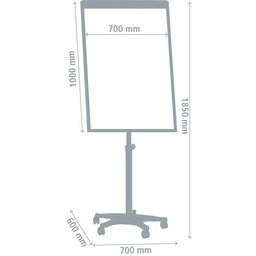 Mobile Easel Star Base